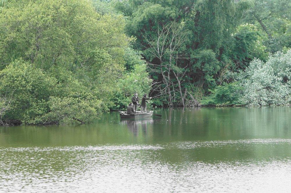 Cabanes Flottantes Et Gites Au Fil De L'Eau Colleville Екстер'єр фото