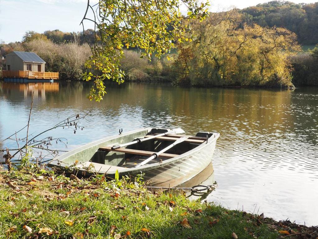 Cabanes Flottantes Et Gites Au Fil De L'Eau Colleville Екстер'єр фото